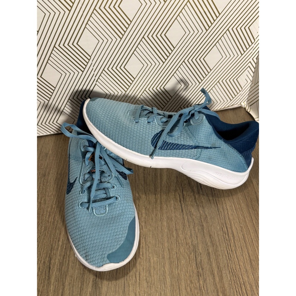 Nike Flex Experience RN 10 Mens Blue Athletic Running‎ Shoes Size 8